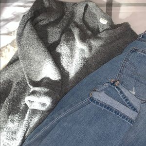 Relaxed fuzzy sweater